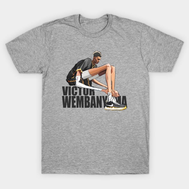 Wemby is a Spurs T-Shirt by Dystopianpalace